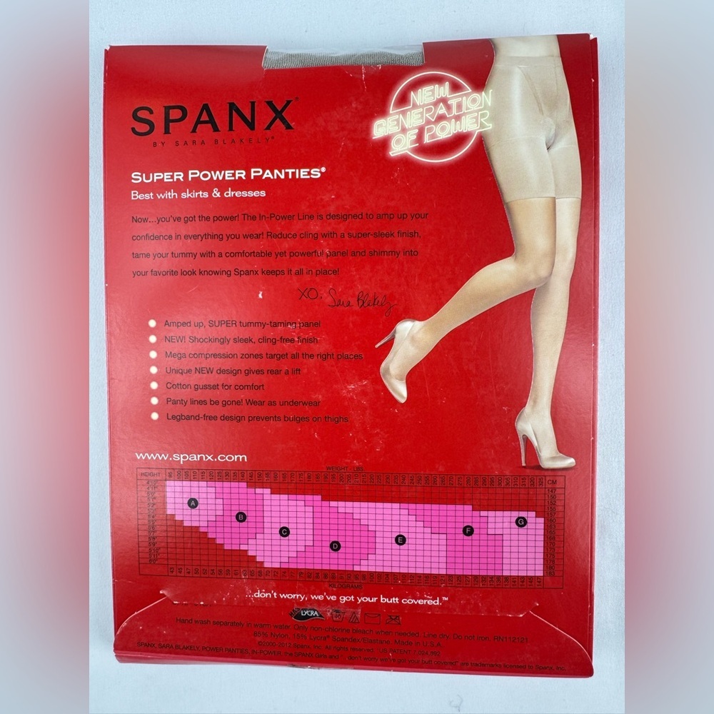 NIB SPANX In Power Line Super Power Panties - Picture 2 of 3